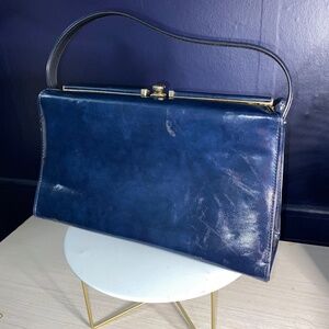 Vintage Mar-Shel clutch\handbag, royal blue